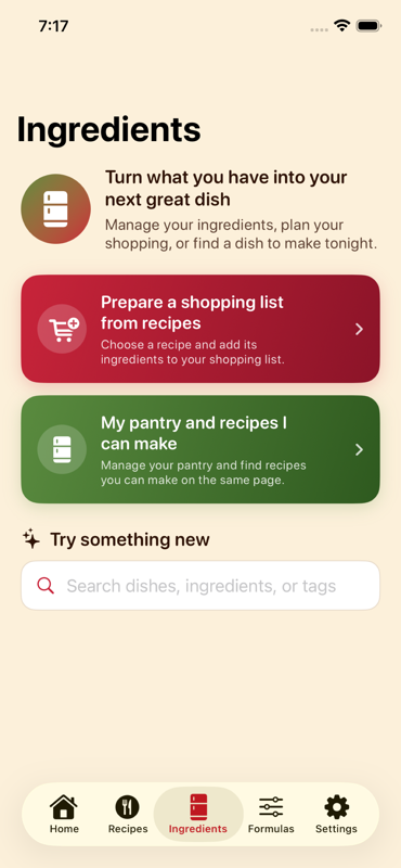 Taiwan Snack shopping list screenshot
